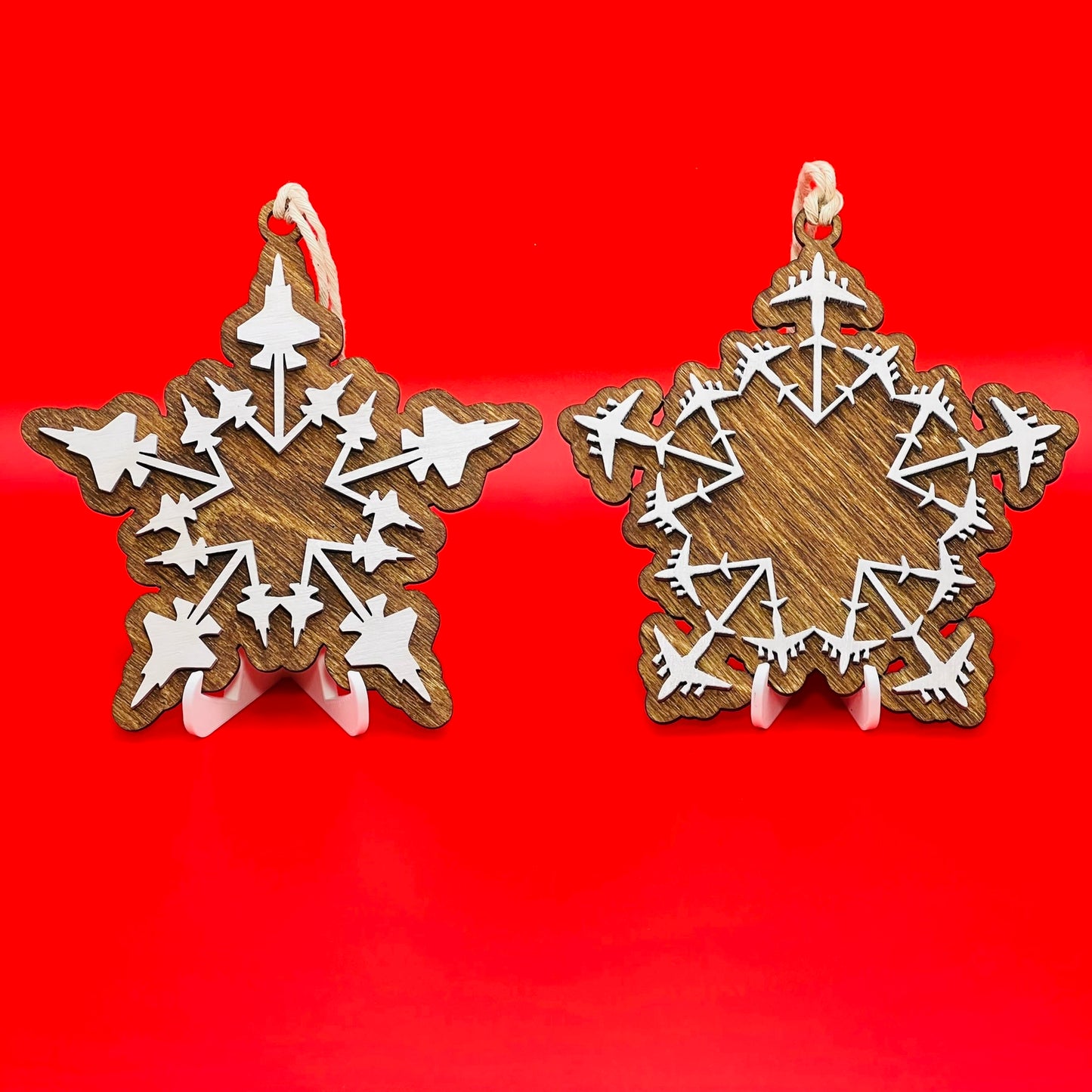 Jet Snowflake Ornament