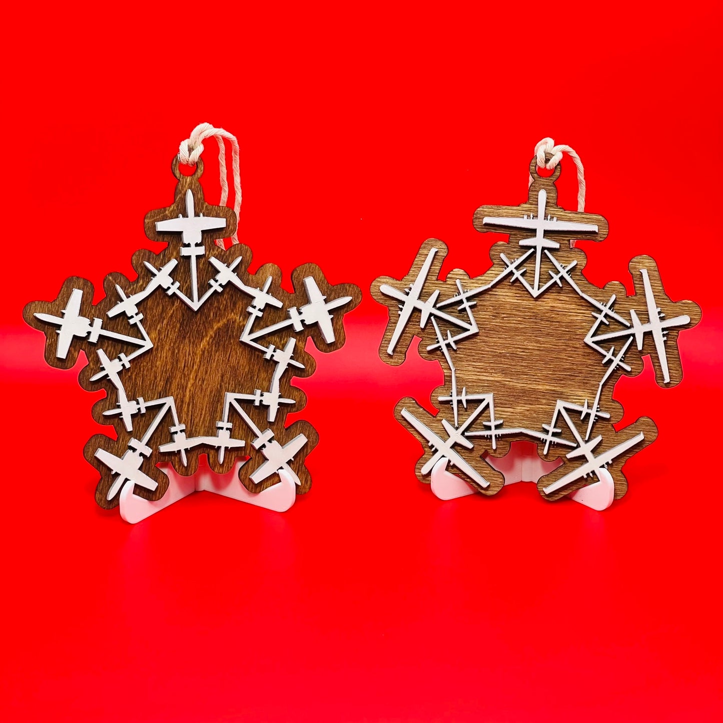 Jet Snowflake Ornament
