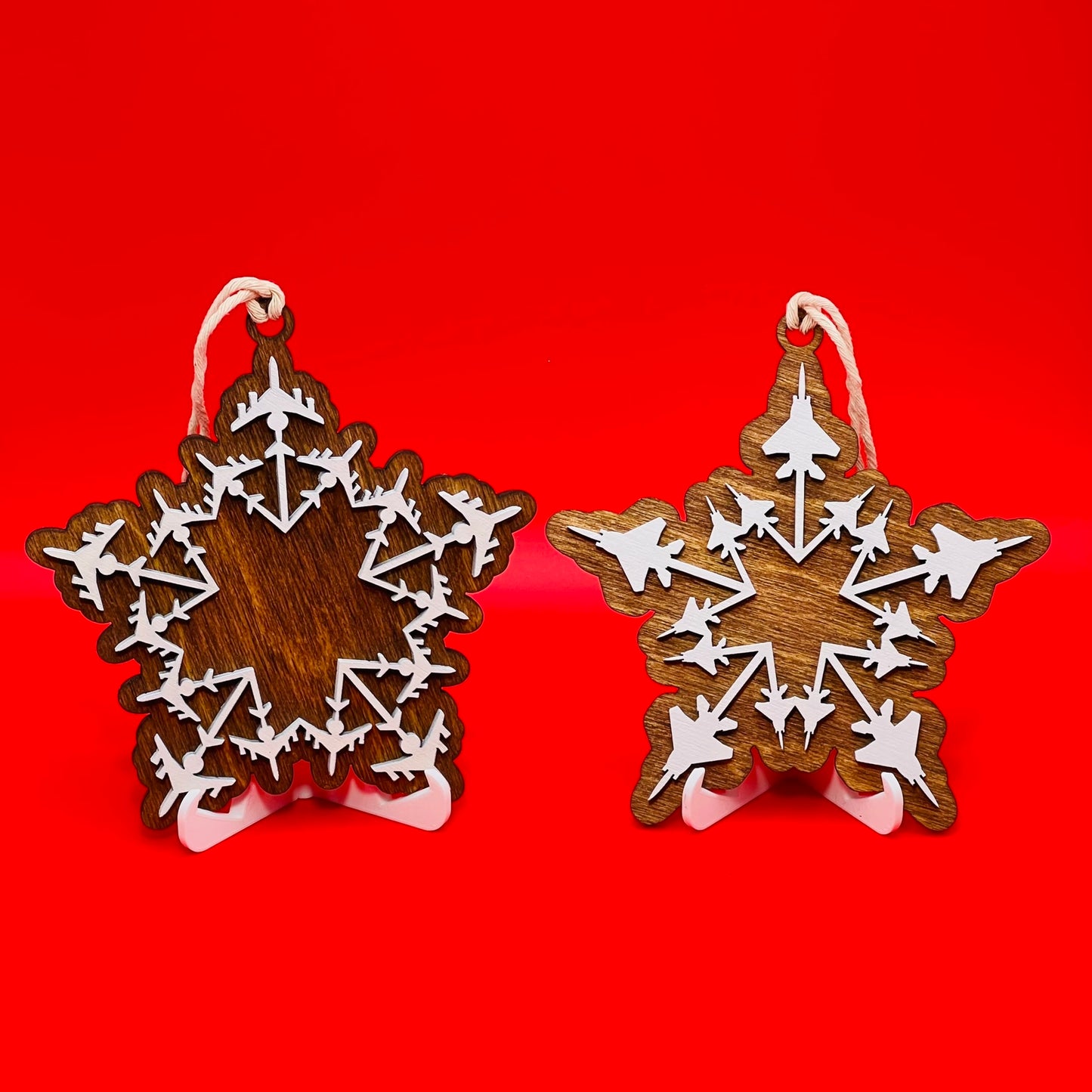 Jet Snowflake Ornament