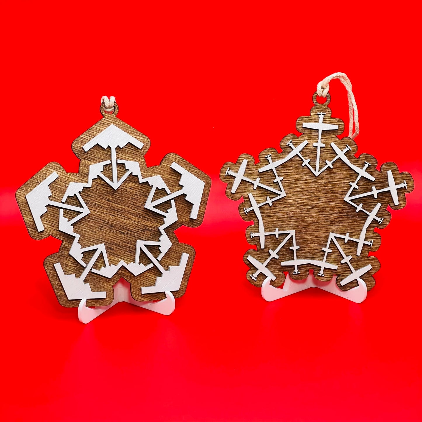 Jet Snowflake Ornament