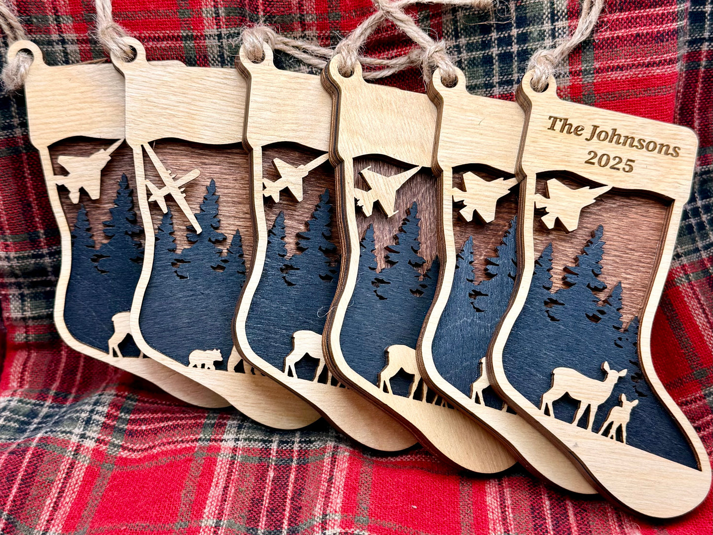 Jet Stocking Ornament