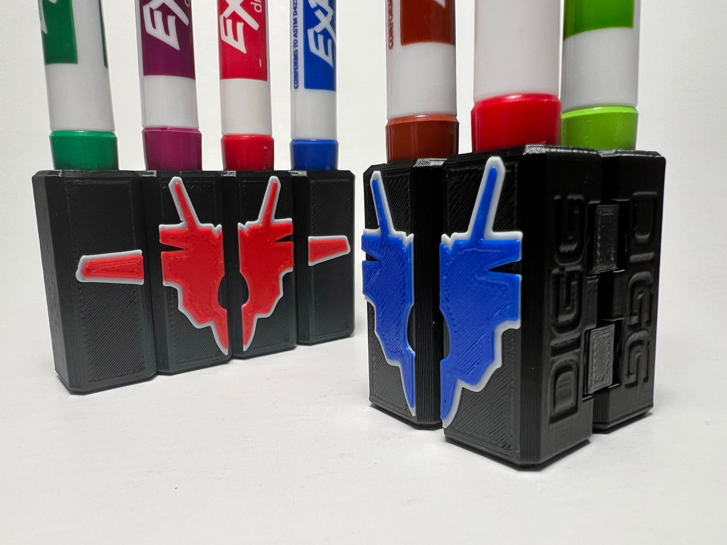 Custom Folding Fighter Pilot Marker HoldersCustom Dry Erase Marker Holders that can have Callsigns, Jet silhouettes, and Side Text added to them. Jets include A-10, F-15, F-16, F-18, F-22, F-35, B-1, B-2, B-52, E-3, Mq-9, T-6, T-8, C-17, C-130, E-8, U-28. A perfect gift for military pilots. Available in Chisel Tip, Fine Tip and Visa-Vi.