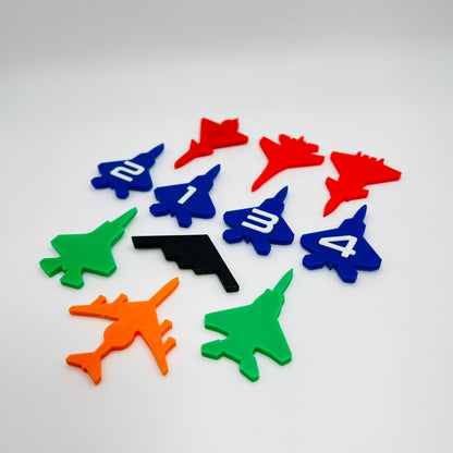 Fighter Jet Whiteboard Briefing Magnets