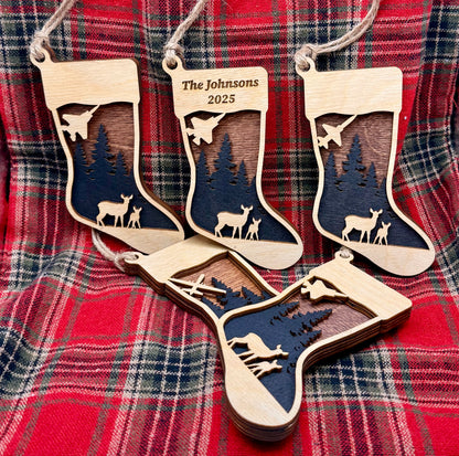 Jet Stocking Ornament